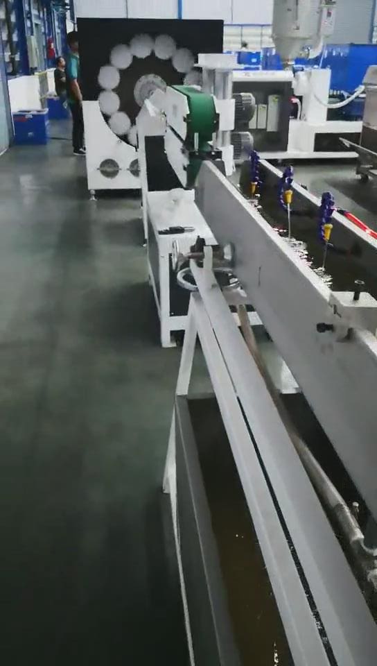 our thai customer's braided hose production line